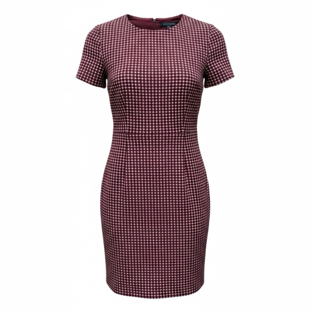 French Connection Burgundy Mini Dress size 10